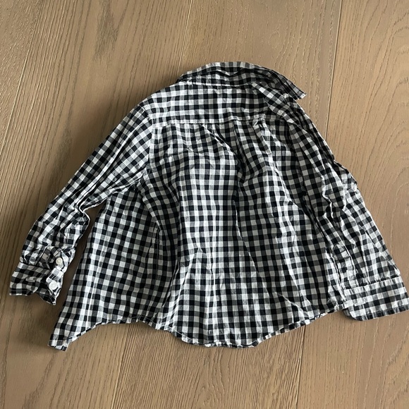 NWOT JANIE AND JACK Boy's Long Sleeve Black White
Gingham Button Down Size 2T - Picture 2 of 4